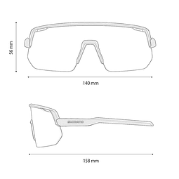 ÓCULOS SHIMANO TECHNIUM L BRANCO MATE 
