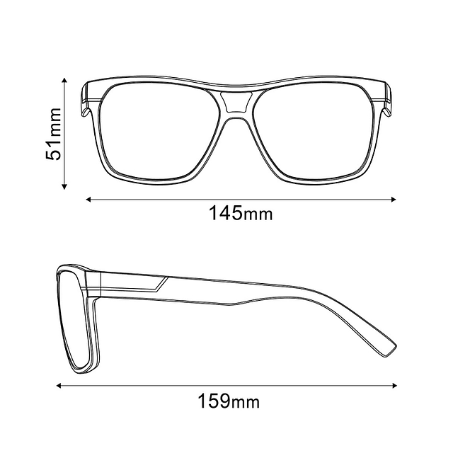 ÓCULOS SHIMANO SQUARE 2 PRETO 