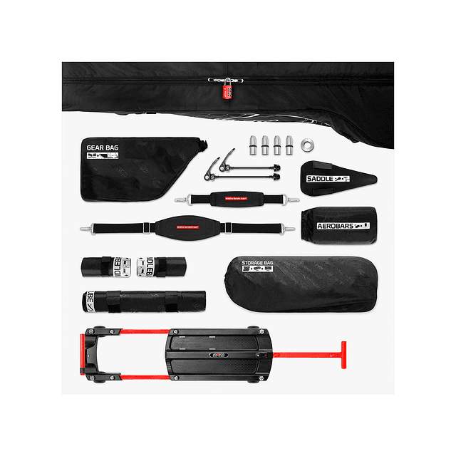 SCICON AEROCOMFORT 3.0 TRIATHLON BIKE TRAVEL BAG (BLACK)