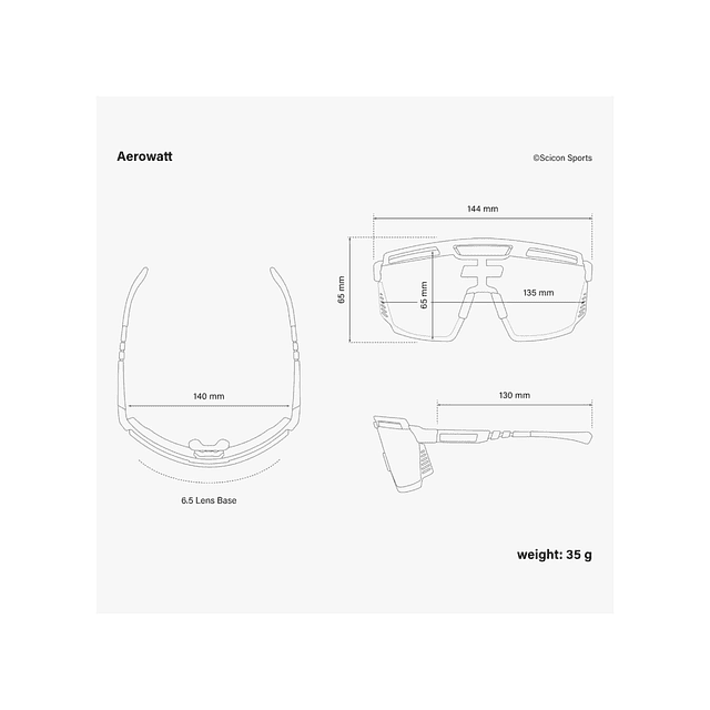 SCICON AEROWATT ÓCULOS DE SOL BRANCOS BRILHANTES (LENTE VERMELHA MULTIESPELHO)