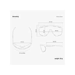 SCICON AEROWING ÓCULOS DE SOL PRETOS BRILHANTES (LENTE VERMELHA MULTIESPELHO)