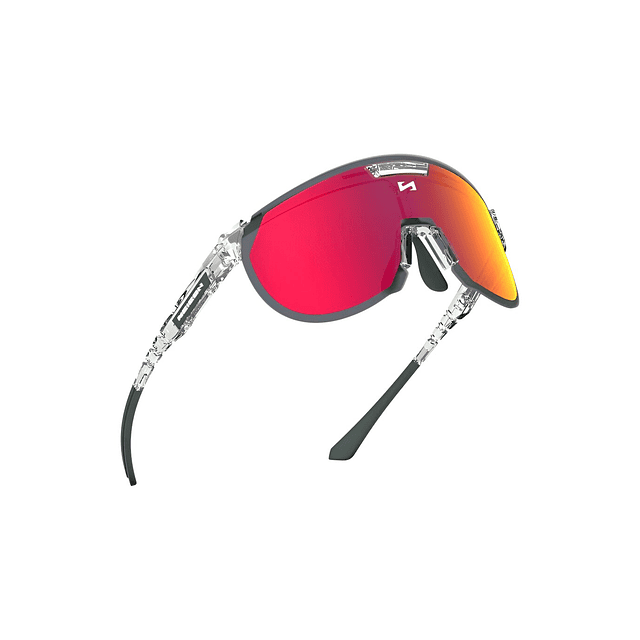 ÓCULOS DE SOL SCICON AEROTRAIL CRYSTAL (LENTE VERMELHA MULTIESPELHO)