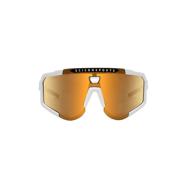 SCICON AEROSCOPE, ÓCULOS DE SOL BRANCOS (LENTE BRONZE MULTIESPELHO)
