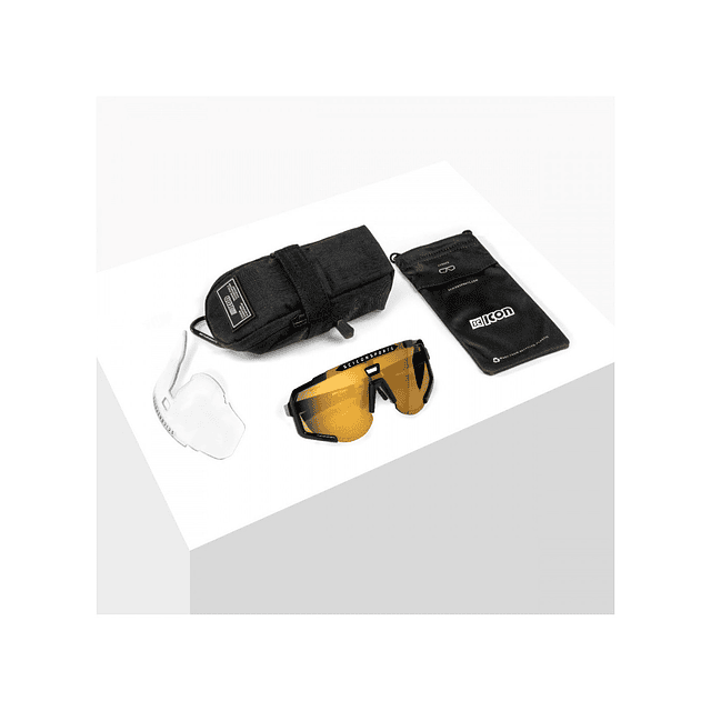 SCICON AEROSCOPE ÓCULOS DE SOL CINZENTOS ANTRACITE (LENTE VERMELHA MULTIESPELHO)