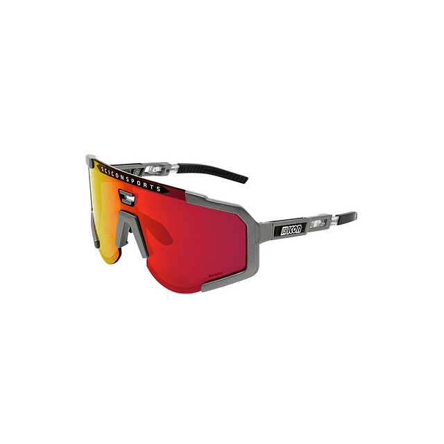 SCICON AEROSCOPE ÓCULOS DE SOL CINZENTOS ANTRACITE (LENTE VERMELHA MULTIESPELHO)