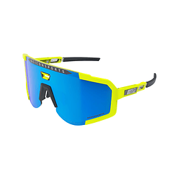 SCICON AEROSCOPE FLUO YELLOW ÓCULOS DE SOL (LENTE AZUL MULTIESPELHO)