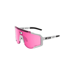 SCICON AEROSCOPE, ÓCULOS DE SOL BRANCOS (LENTE COR-DE-ROSA)
