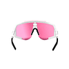 SCICON AEROSCOPE, ÓCULOS DE SOL BRANCOS (LENTE COR-DE-ROSA)