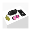 SCICON AEROSCOPE FLUO PINK SUNGLASSES (LENTE AZUL MULTIESPELHO)