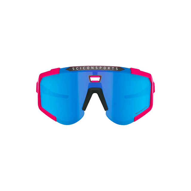 SCICON AEROSCOPE FLUO PINK SUNGLASSES (LENTE AZUL MULTIESPELHO)