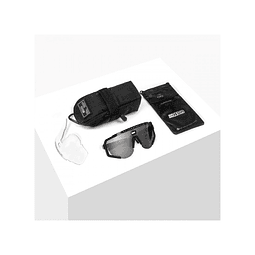 ÓCULOS DE SOL DE CRISTAL SCICON AEROSCOPE (LENTE PRATEADA MULTIESPELHO)