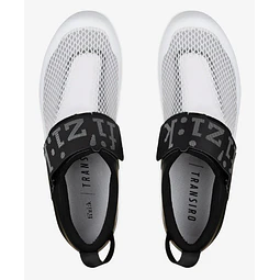 Sapato de Triatlo Fizik Transiro Hydra WHITE-BLACK
