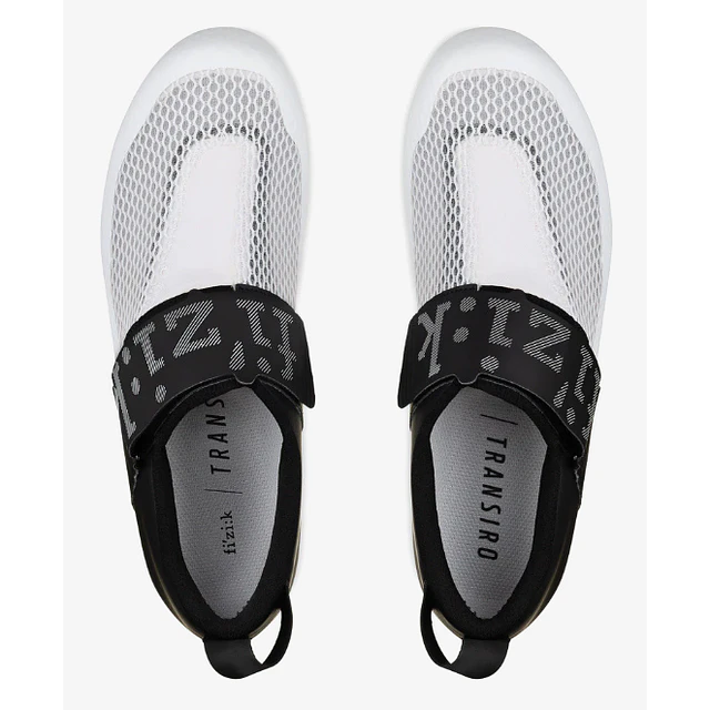 Sapato de Triatlo Fizik Transiro Hydra WHITE-BLACK