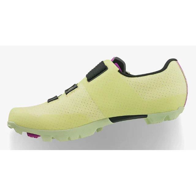 Sapato Gravel Fizik Vento Ferox Carbon - LIME-PURPLE