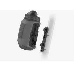 BIDON FIDLOCK TWIST 550 COMPACT (INCLUI TWIST BIKE BASE) PRETO TRANSPARENTE