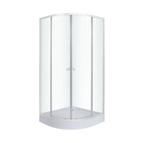 Cabina ducha Shower Curvo 80 x 80 x 192 cm Blanco