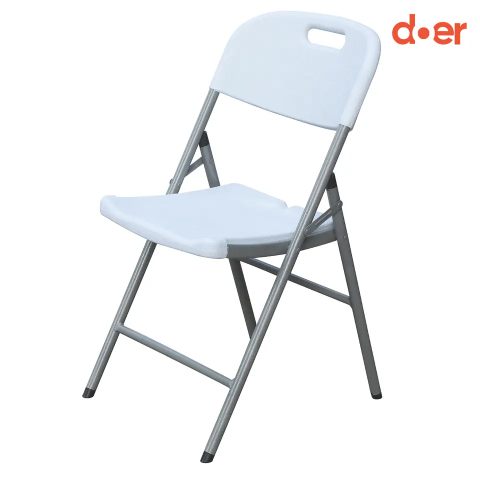 Silla plegable Foldaway blanca 1