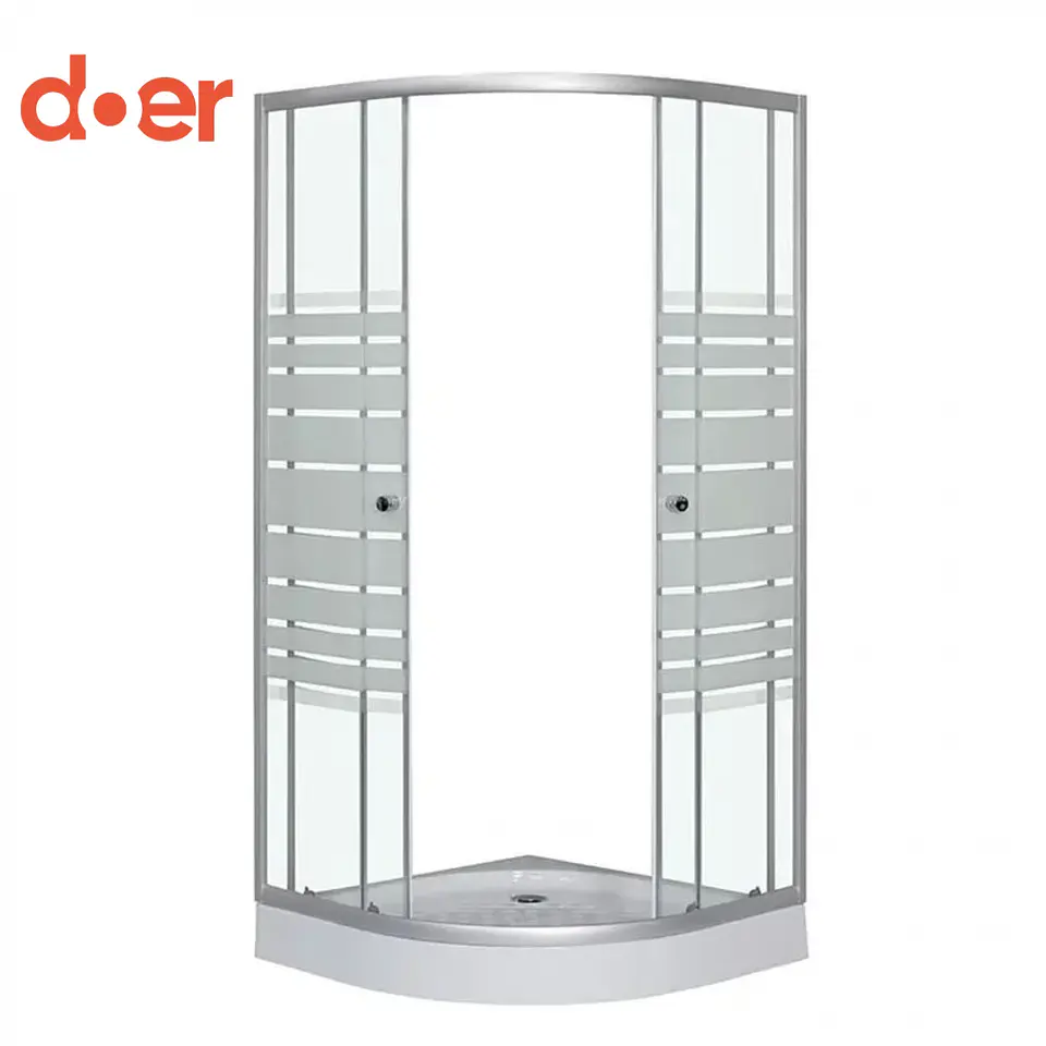Cabina ducha Shower Curvo 90 x 90 x 192 cm Satinado 3