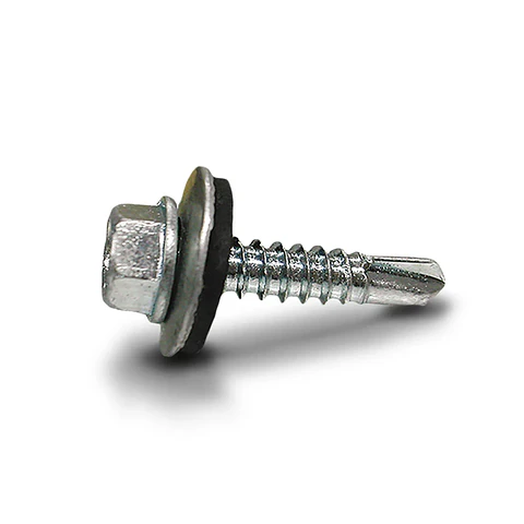Tornillo Hexagonal punta Broca c/gol 12 x 2", 100 unids
