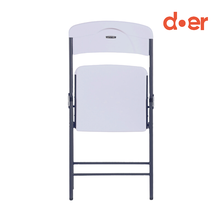 Silla plegable Foldaway blanca 4