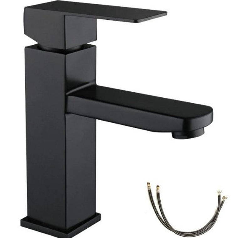 Monomando lavamanos Rufino Negro 2