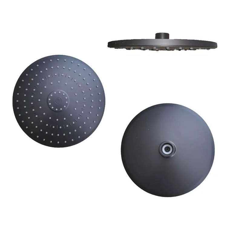 Columna Ducha Negra Con Monomando Notte 4