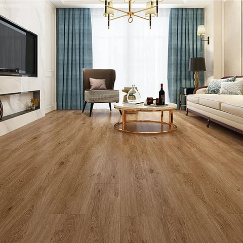 Piso Vinílico SPC Roble 2,24mt2, 5mm 122x18,4 cm