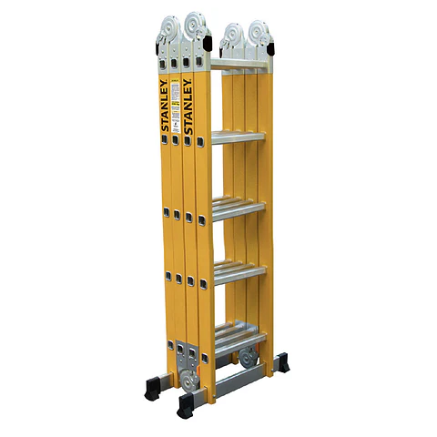 Escalera Stanley Articulada Dieléctrica 150Kg 4x5