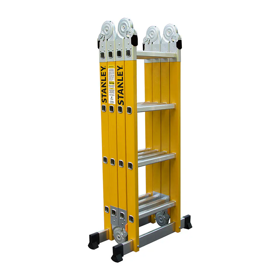 Escalera Stanley Articulada Dieléctrica 150Kg 4x4 1