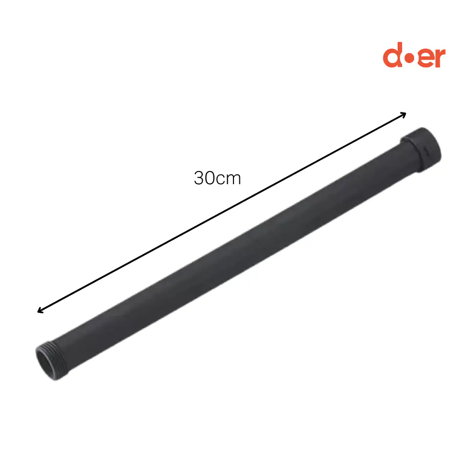 Doer Tubo Extensión De Columna De Ducha Negra 4 Funciones 1