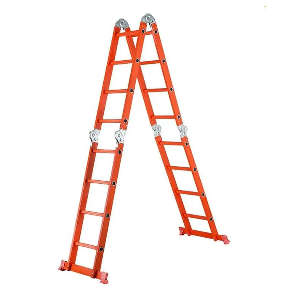 Escalera multipropósito plegable ultra resistente 4x4 4.5 Mtrs 1