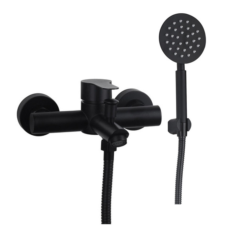 Combo Cabina de Ducha 80x80x200 + Monomando TinaDucha Negro 3