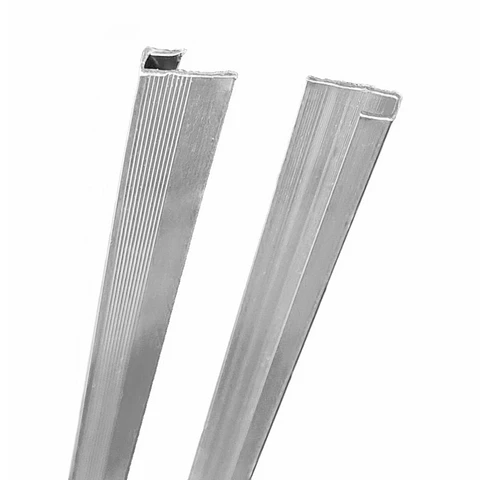 Perfil de Aluminio tipo "J" 2,45mt