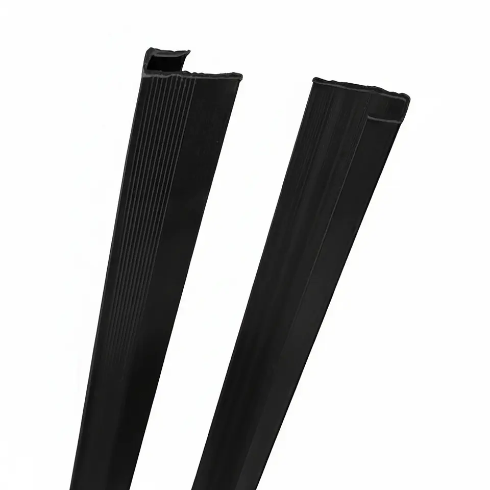 Perfil de Aluminio Negro, tipo 