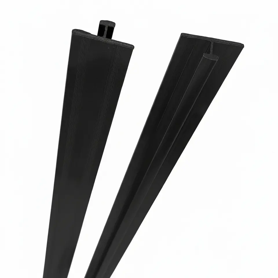 Perfil de Aluminio Negro, tipo 