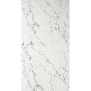 Plancha PVC estilo mármol, White II para pared 122 x 244cm