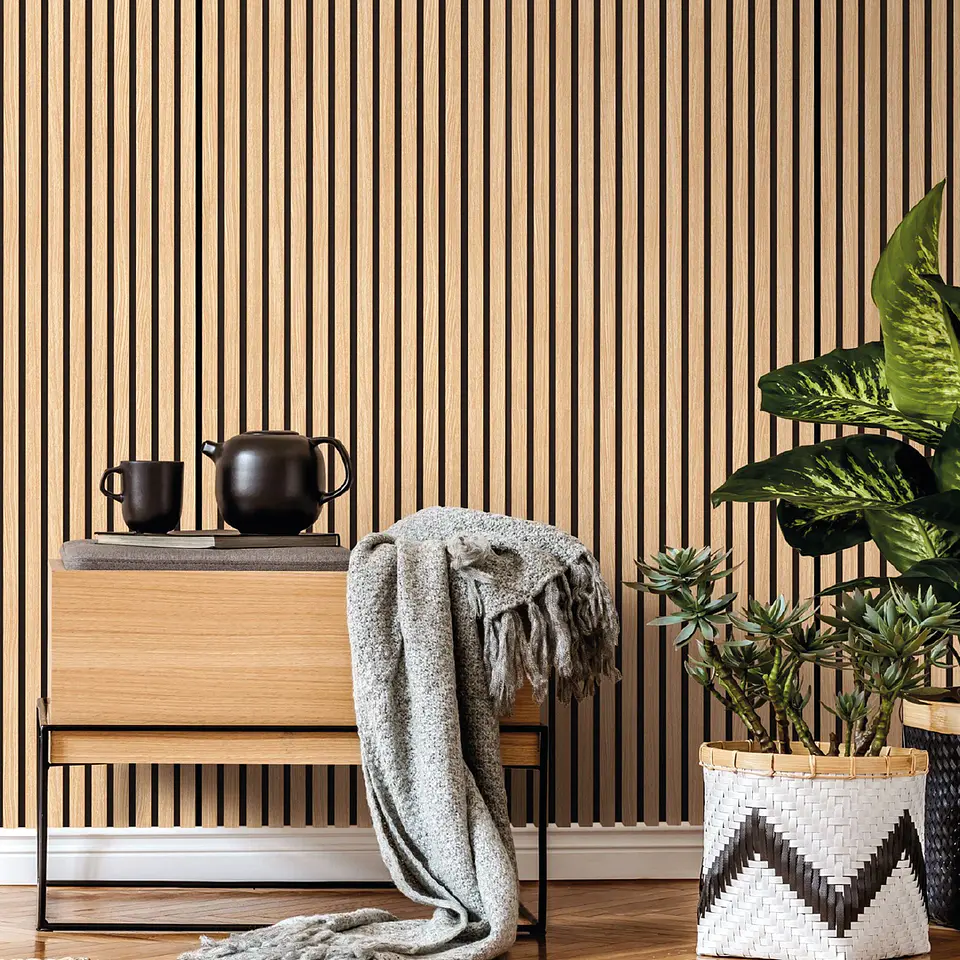Wall Panel WPC Decorativo Roble Avellana, 240x16, 22mm, Caja 10 Unids. 2