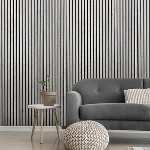 WallPanel PVC Decorativo Gris Patagonia, 240x16, 22mm