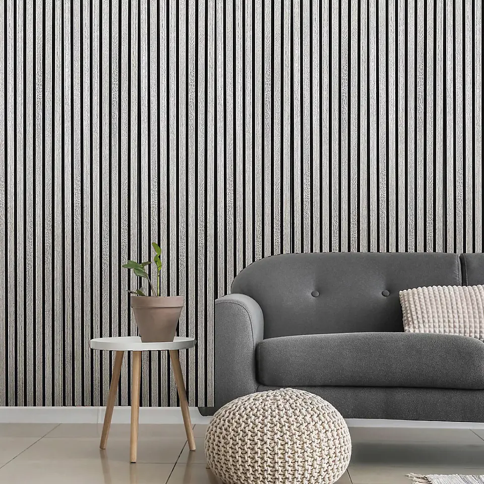 Wall Panel WPC Decorativo Gris Patagonia, 240x16, 22mm, Caja 10 Unids. 2