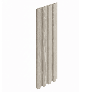 WallPanel PVC Decorativo Gris Ártico, 240x16, 22mm