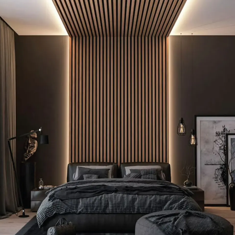 Wall Panel WPC Decorativo Roble Tostado, 240x16, 22mm, Caja 10 Unids. 2