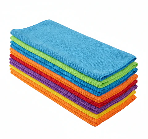 Pack 24 Paños de Microfibra 40x40cm, colores variados