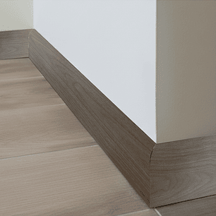 Guardapolvo Piso SPC, Gris Moka, 2,4mt x 6cm, 12mm