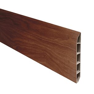 Guardapolvo Piso SPC, Nogal, 2,4mt x 6cm, 12mm