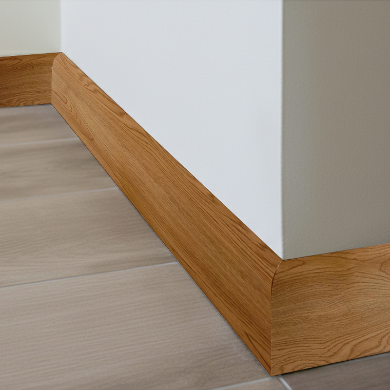 Guardapolvo Piso SPC, Roble Soft, 2,4mt x 6cm, 12mm 2