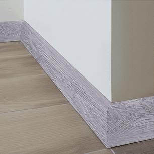 Guardapolvo Piso SPC, Gris Patagonia, 2,4mt x 6cm, 12mm