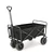 Carro para Compras Plegable Negro 90x58x58cm