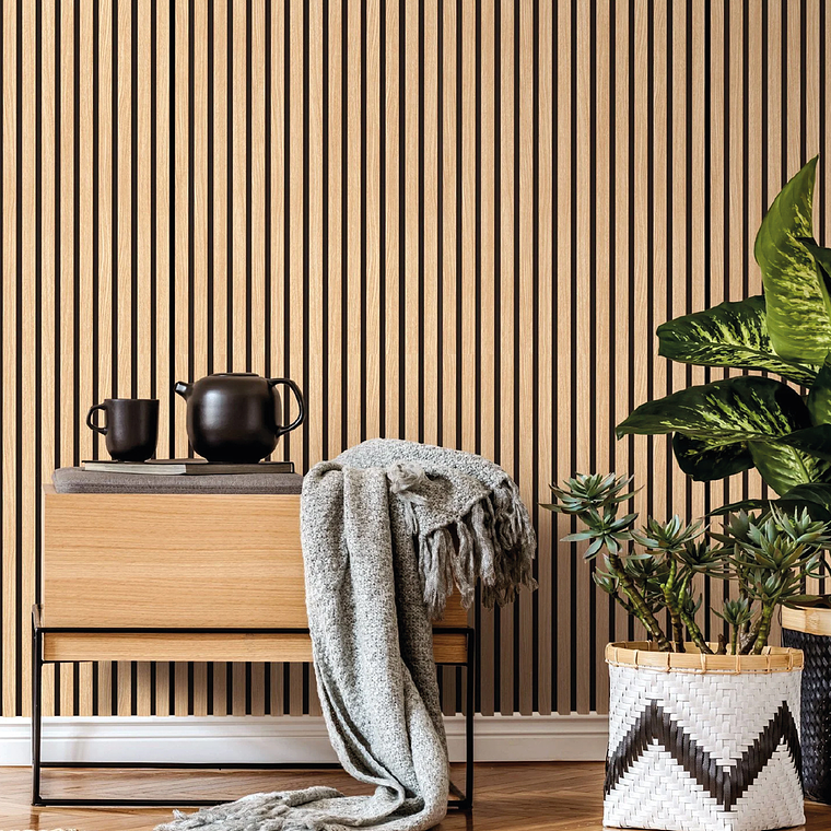 WallPanel WPC Decorativo Roble Avellana, 240x16, 22mm 2