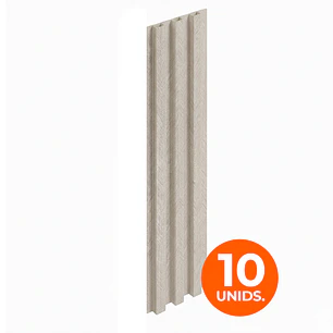 Wall Panel WPC Decorativo Gris Patagonia, 240x16, 22mm, Caja 10 Unids.