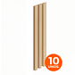 WallPanel WPC Decorativo Haya Beige, 240x16, 22mm, Caja 10 Unids. - Miniatura 1